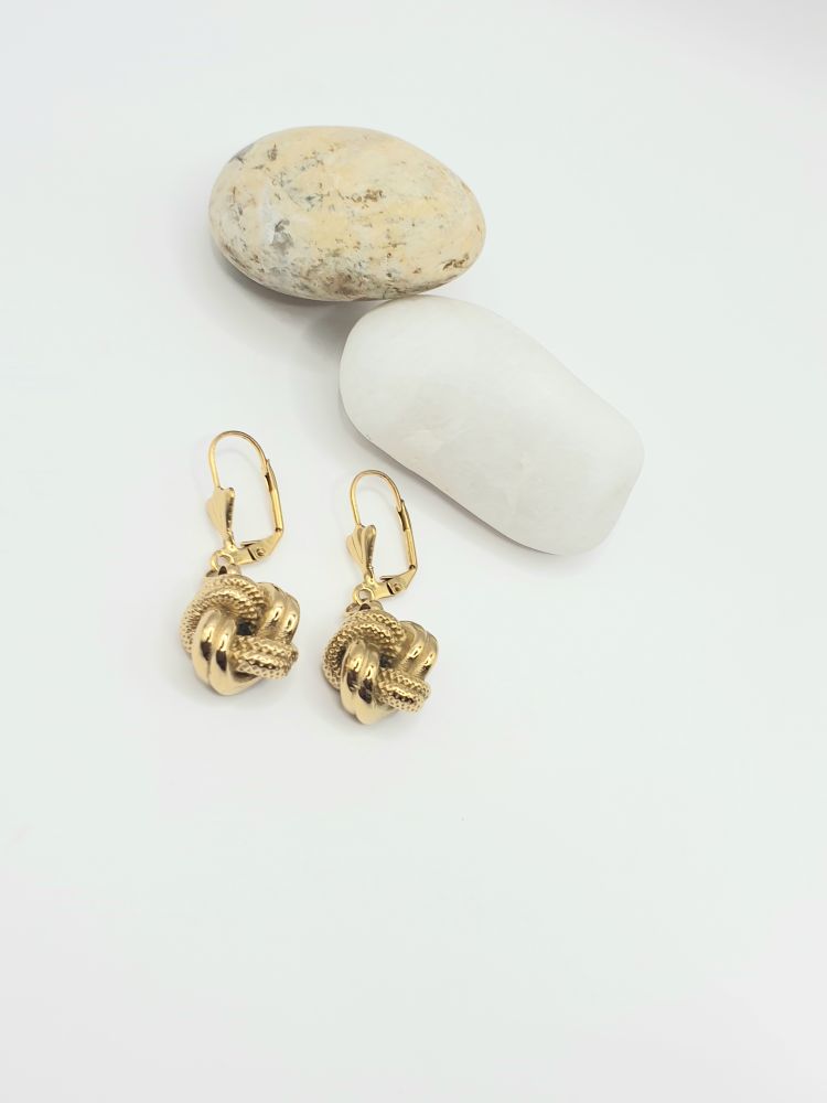 boucles oreilles acier inoxydable cotina , sur moderne-bijoux.fr - Bijoux ethniques & Femmes du monde
