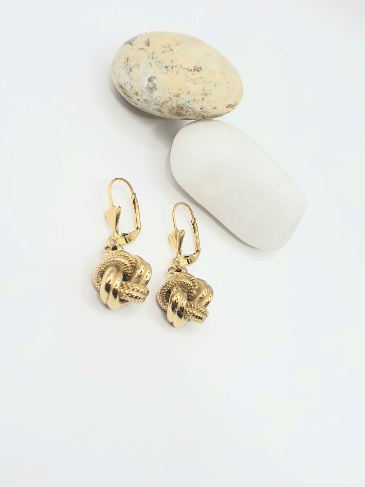 boucles oreilles acier inoxydable cotina , sur moderne-bijoux.fr - Bijoux ethniques & Femmes du monde