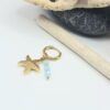 boucles oreilles acier inoxydable etoile-de-mer-oceana , sur moderne-bijoux.fr - Bijoux ethniques & Femmes du monde