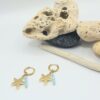 boucles oreilles acier inoxydable etoile-de-mer-oceana , sur moderne-bijoux.fr - Bijoux ethniques & Femmes du monde