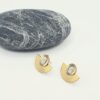 boucles oreilles acier inoxydable londona , sur moderne-bijoux.fr - Bijoux ethniques & Femmes du monde