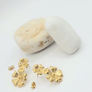 boucles oreilles acier inoxydable melania , sur moderne-bijoux.fr - Bijoux ethniques & Femmes du monde