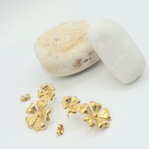boucles oreilles acier inoxydable melania , sur moderne-bijoux.fr - Bijoux ethniques & Femmes du monde