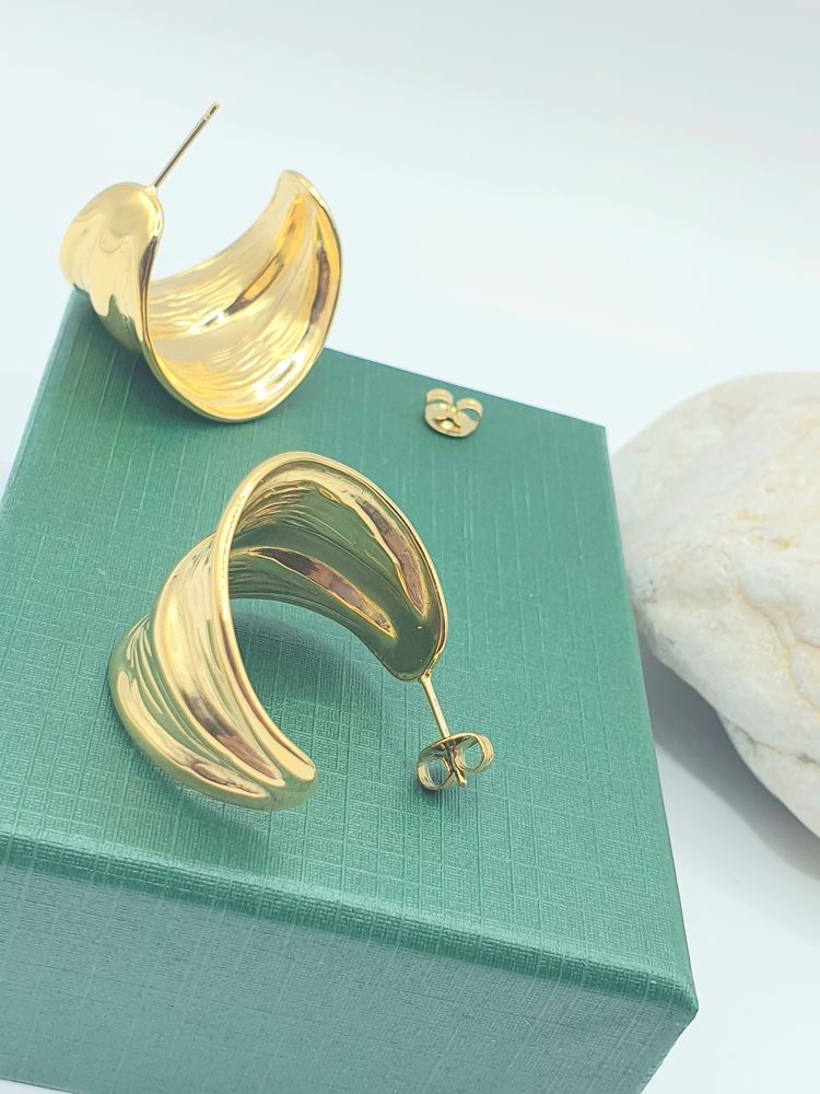 boucles oreilles acier inoxydable oreilla , sur moderne-bijoux.fr - Bijoux ethniques & Femmes du monde