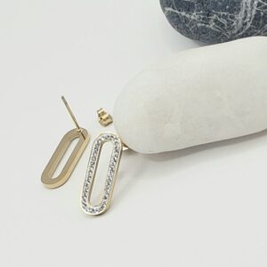 boucles oreilles acier inoxydable oxyta , sur moderne-bijoux.fr - Bijoux ethniques & Femmes du monde