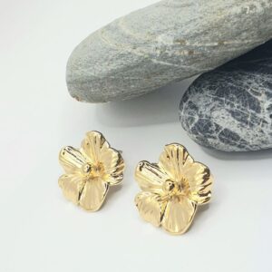 boucles oreilles acier inoxydable polati , sur moderne-bijoux.fr - Bijoux ethniques & Femmes du monde