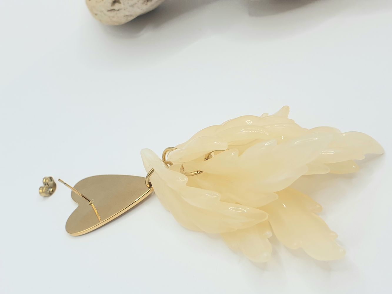 boucles oreilles acier inoxydable rina , sur moderne-bijoux.fr - Bijoux ethniques & Femmes du monde