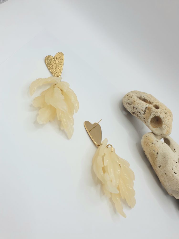 boucles oreilles acier inoxydable rina , sur moderne-bijoux.fr - Bijoux ethniques & Femmes du monde