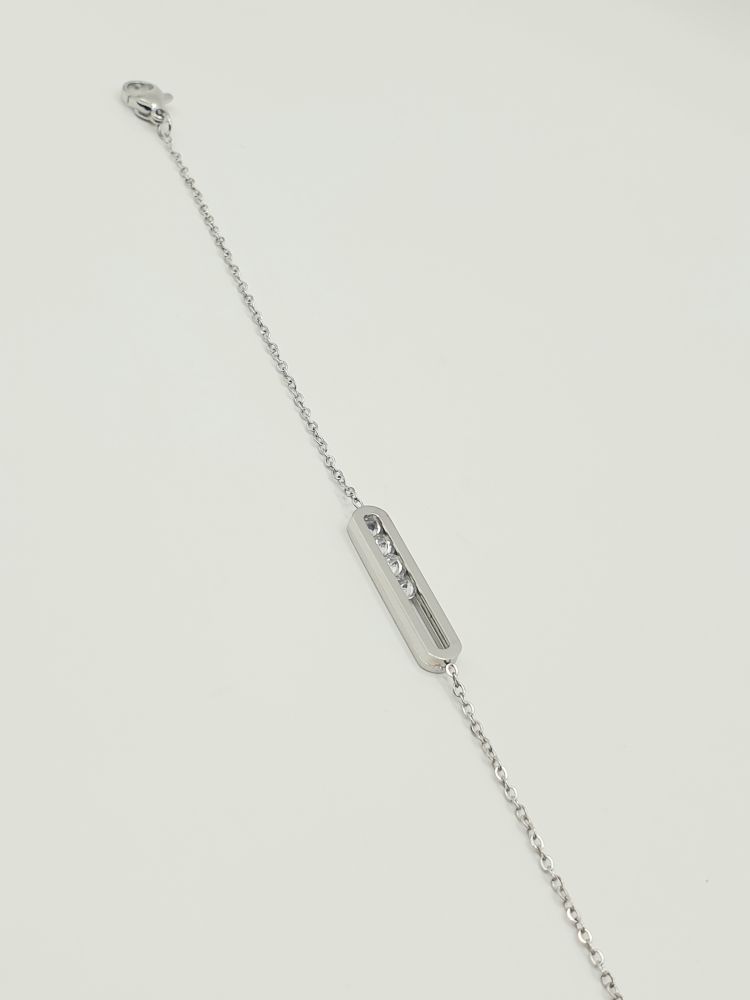 bracelet acier inoxydable clinitine , sur moderne-bijoux.fr - Bijoux ethniques & Femmes du monde