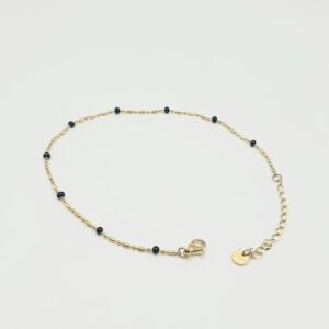 chaine cheville acier inoxydable agatina , sur moderne-bijoux.fr - Bijoux ethniques & Femmes du monde