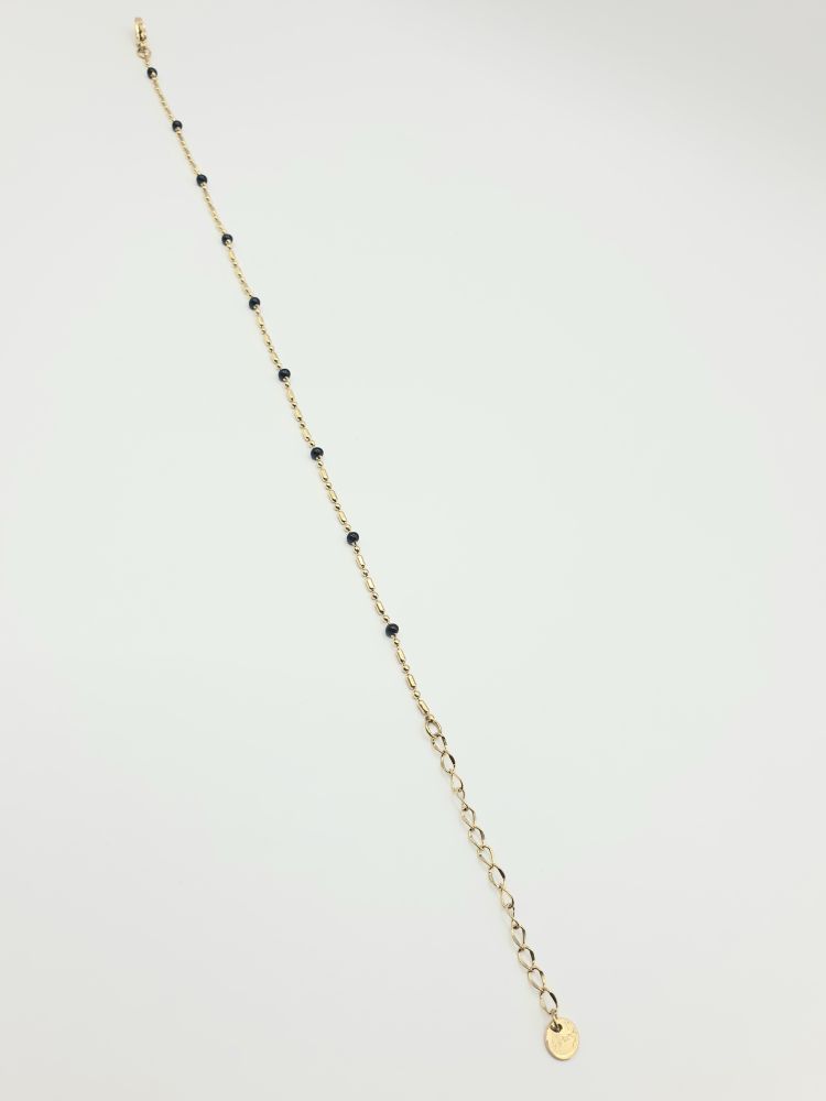 chaine cheville acier inoxydable agatina , sur moderne-bijoux.fr - Bijoux ethniques & Femmes du monde