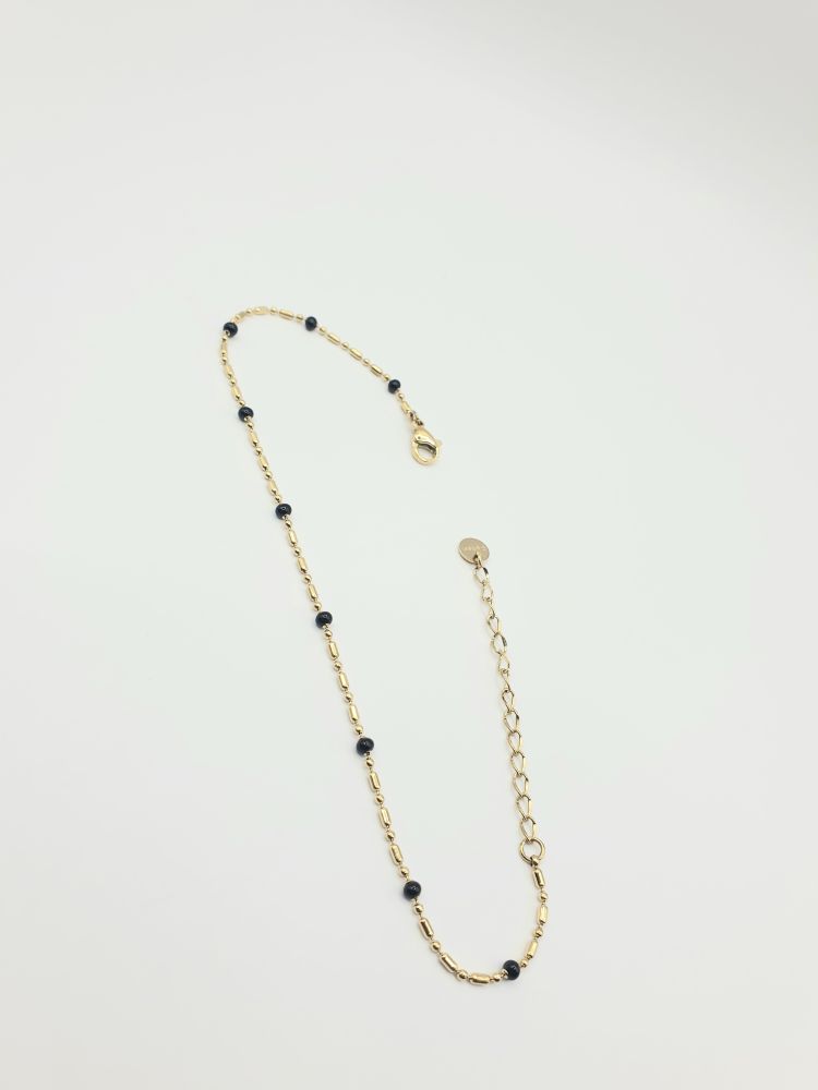chaine cheville acier inoxydable agatina , sur moderne-bijoux.fr - Bijoux ethniques & Femmes du monde
