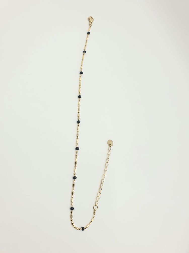 chaine cheville acier inoxydable agatina , sur moderne-bijoux.fr - Bijoux ethniques & Femmes du monde