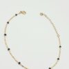 chaine cheville acier inoxydable agatina , sur moderne-bijoux.fr - Bijoux ethniques & Femmes du monde