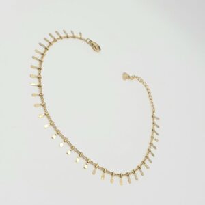 chaine de cheville acier inoxydable gogona , sur moderne-bijoux.fr - Bijoux ethniques & Femmes du monde