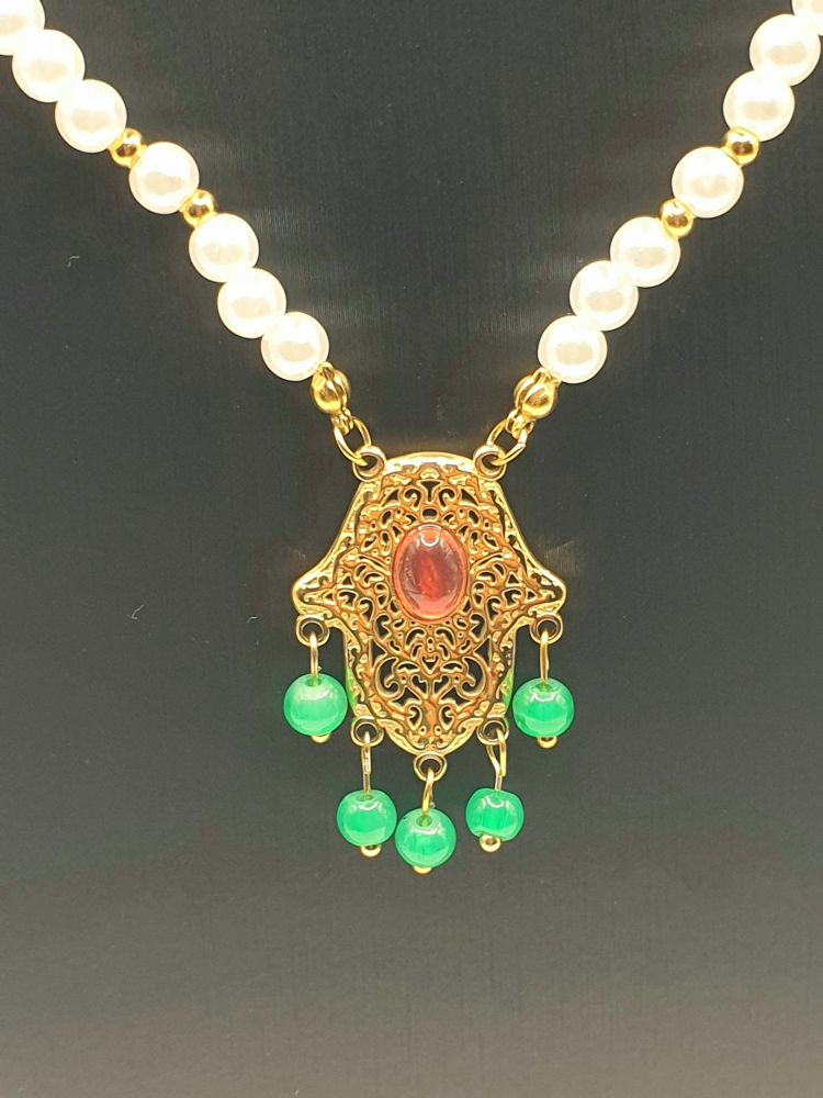 collier acier inoxydable jaya , sur moderne-bijoux.fr - Bijoux ethniques & Femmes du monde