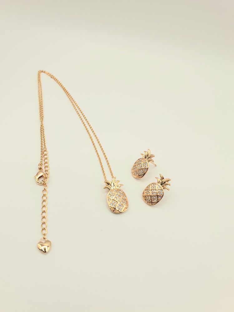 collier boucles ananas , sur moderne-bijoux.fr - Bijoux ethniques & Femmes du monde