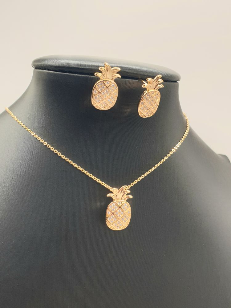 collier boucles ananas , sur moderne-bijoux.fr - Bijoux ethniques & Femmes du monde