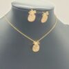 collier boucles ananas , sur moderne-bijoux.fr - Bijoux ethniques & Femmes du monde