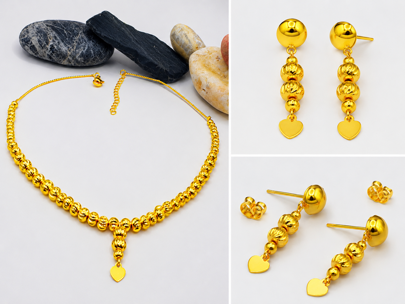 collier &boucles d'oreilles ethniques Rista, sur moderne bijoux.fr - Bijoux ethniques & Femmes du monde