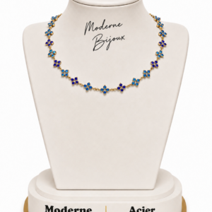 collier acier inoxydable Blitina , sur moderne-bijoux .fr - Bijoux ethniques & Femmes du monde