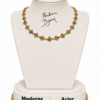 collier acier inoxydable multica , sur moderne-bijoux.fr - Bijoux ethniques & Femmes du monde