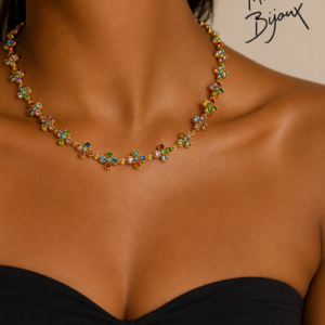 collier acier inoxydable multica , sur moderne-bijoux.fr - Bijoux ethniques & Femmes du monde