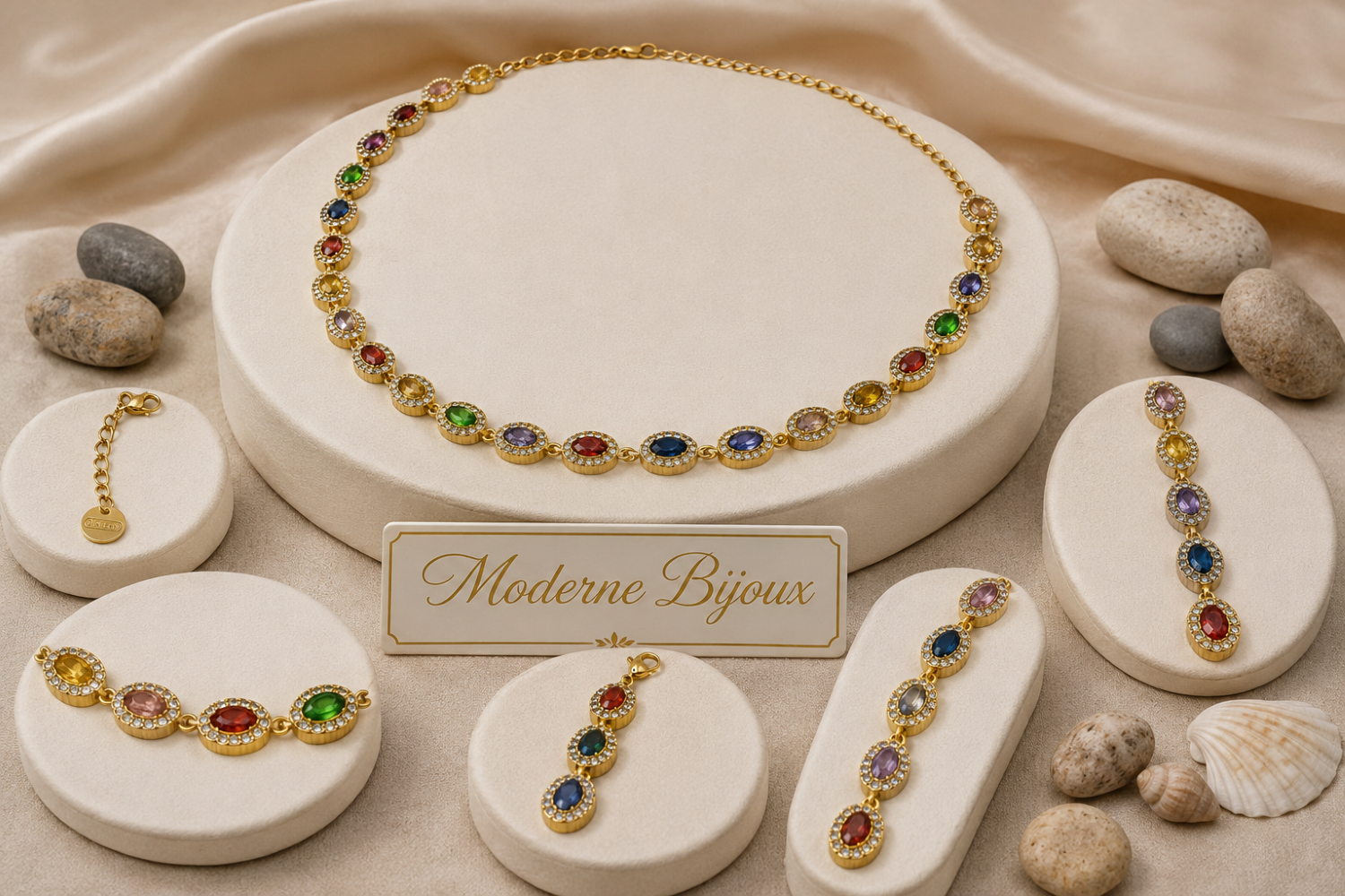 collier acier inoxydable pipera , sur moderne-bijoux.fr - Bijoux ethniques & Femmes du monde