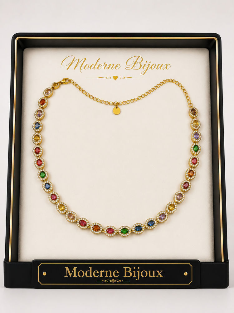 collier acier inoxydable pipera , sur moderne-bijoux.fr - Bijoux ethniques & Femmes du monde