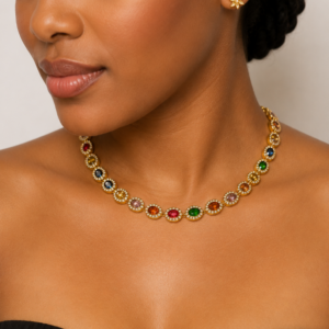 collier acier inoxydable pipera , sur moderne-bijoux.fr - Bijoux ethniques & Femmes du monde