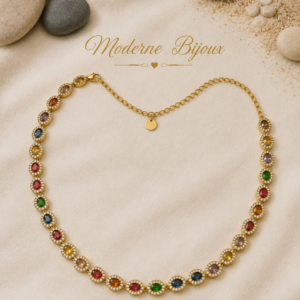 collier acier inoxydable pipera , sur moderne-bijoux.fr - Bijoux ethniques & Femmes du monde