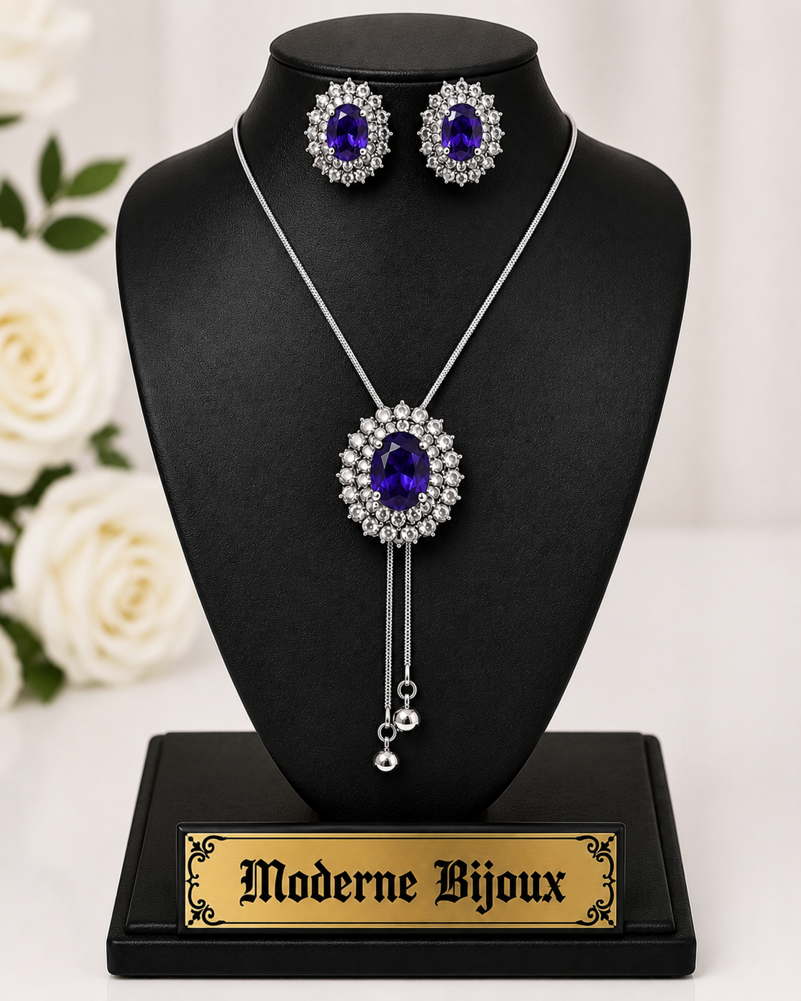 collier & boucles oreilles yrilla , sur moderne-bijoux.fr - Bijoux ethniques & Femmes du monde