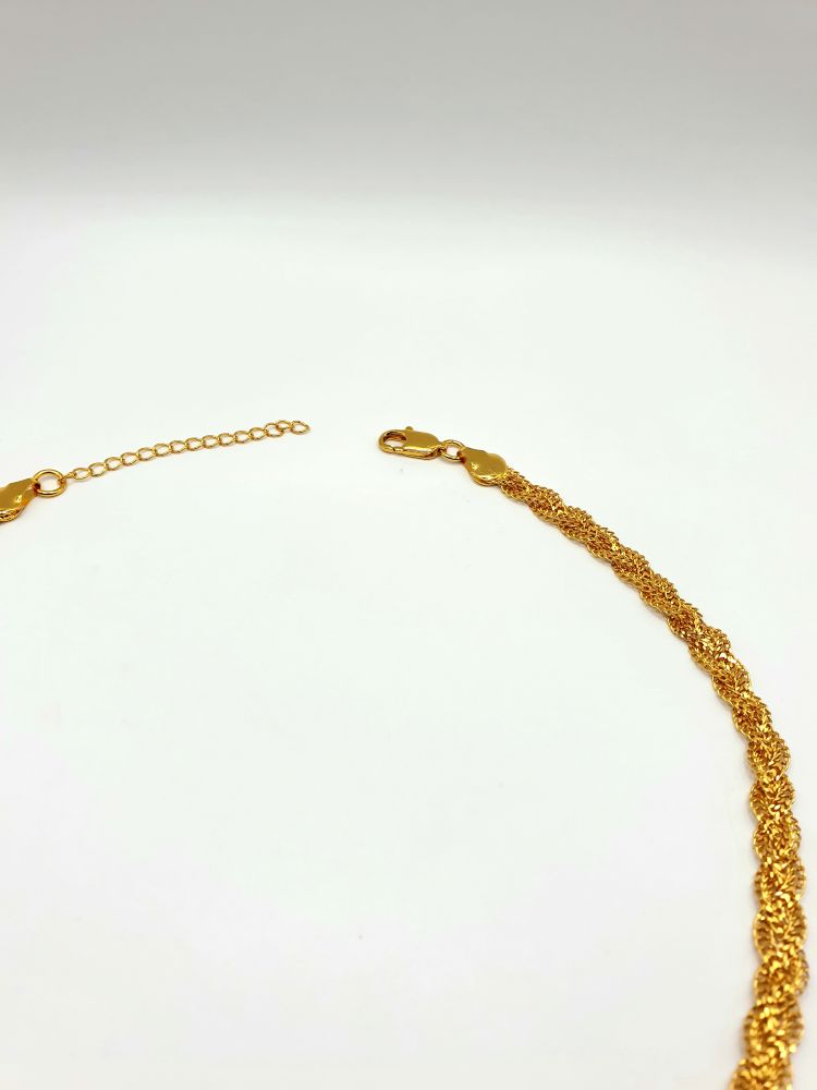 collier ethnique tressi , sur moderne-bijoux.fr - Bijoux ethniques & Femmes du monde