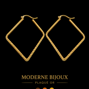 Boucles oreilles acier inoxydable evana , sur moderne-bijoux.fr - Bijoux ethniques & Femmes du monde