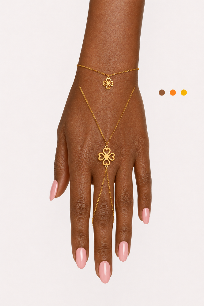 Chaine de main kenyati , sur moderne-bijoux.fr - Bijoux ethniques & Femmes du monde