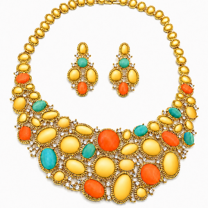 Collier boucles gustina, sur moderne-bijoux.fr - Bijoux ethniques & Femmes du monde
