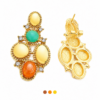 Collier boucles gustina, sur moderne-bijoux.fr - Bijoux ethniques & Femmes du monde