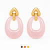 boucles oreilles acier inoxydable marissa, sur moderne-bijoux.fr - Bijoux ethniques & Femmes du monde