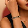 bracelet acier inoxydable prestina , sur moderne-bijoux.fr - Bijoux ethniques & Femmes du monde