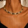 Collier acier inoxydable oupia , sur moderne-bijoux.fr - Bijoux ethniques & Femmes du monde