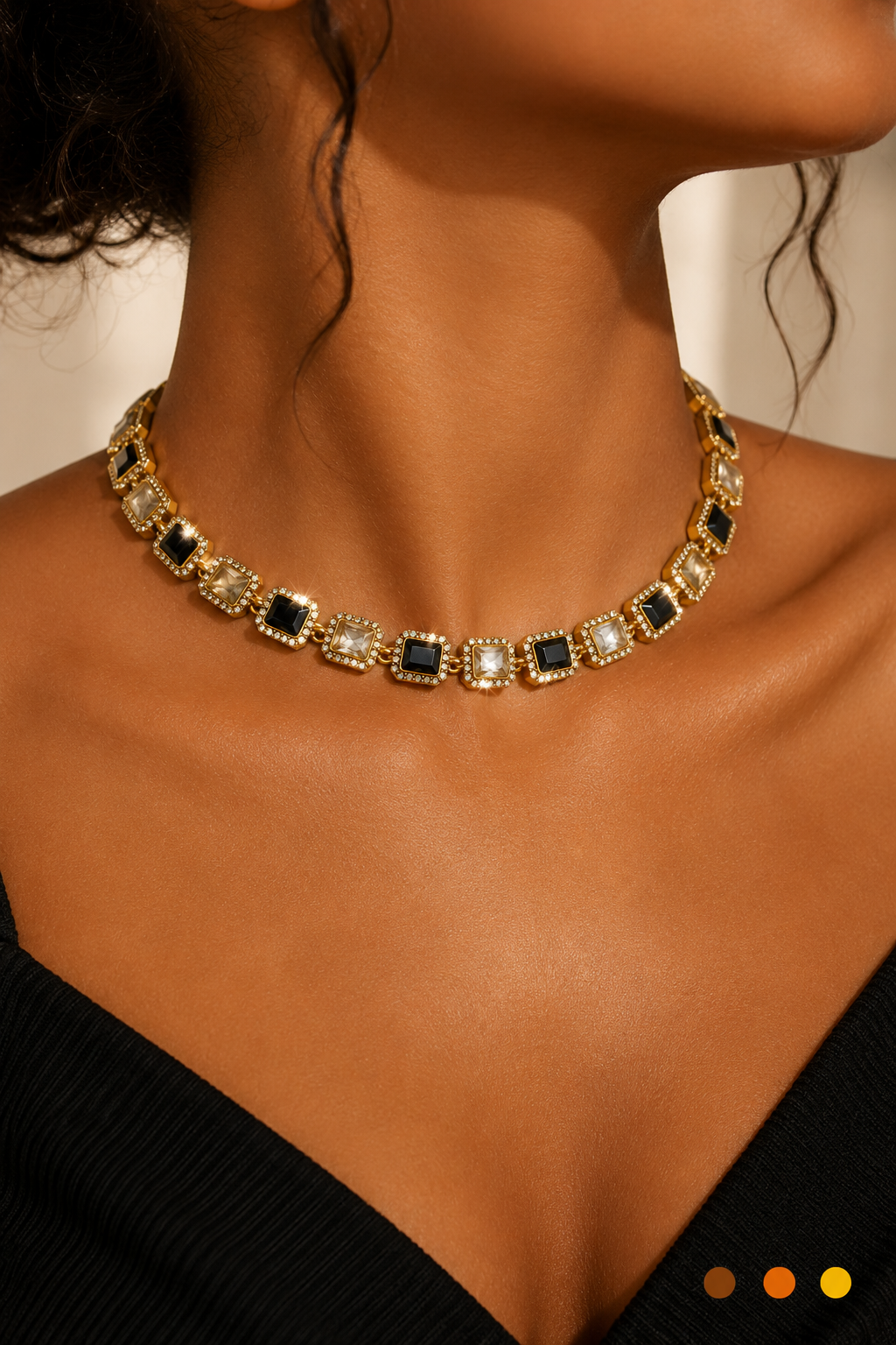 Collier acier inoxydable oupia , sur moderne-bijoux.fr - Bijoux ethniques & Femmes du monde