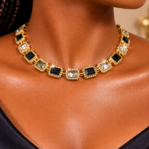 Collier acier inoxydable oupia , sur moderne-bijoux.fr - Bijoux ethniques & Femmes du monde