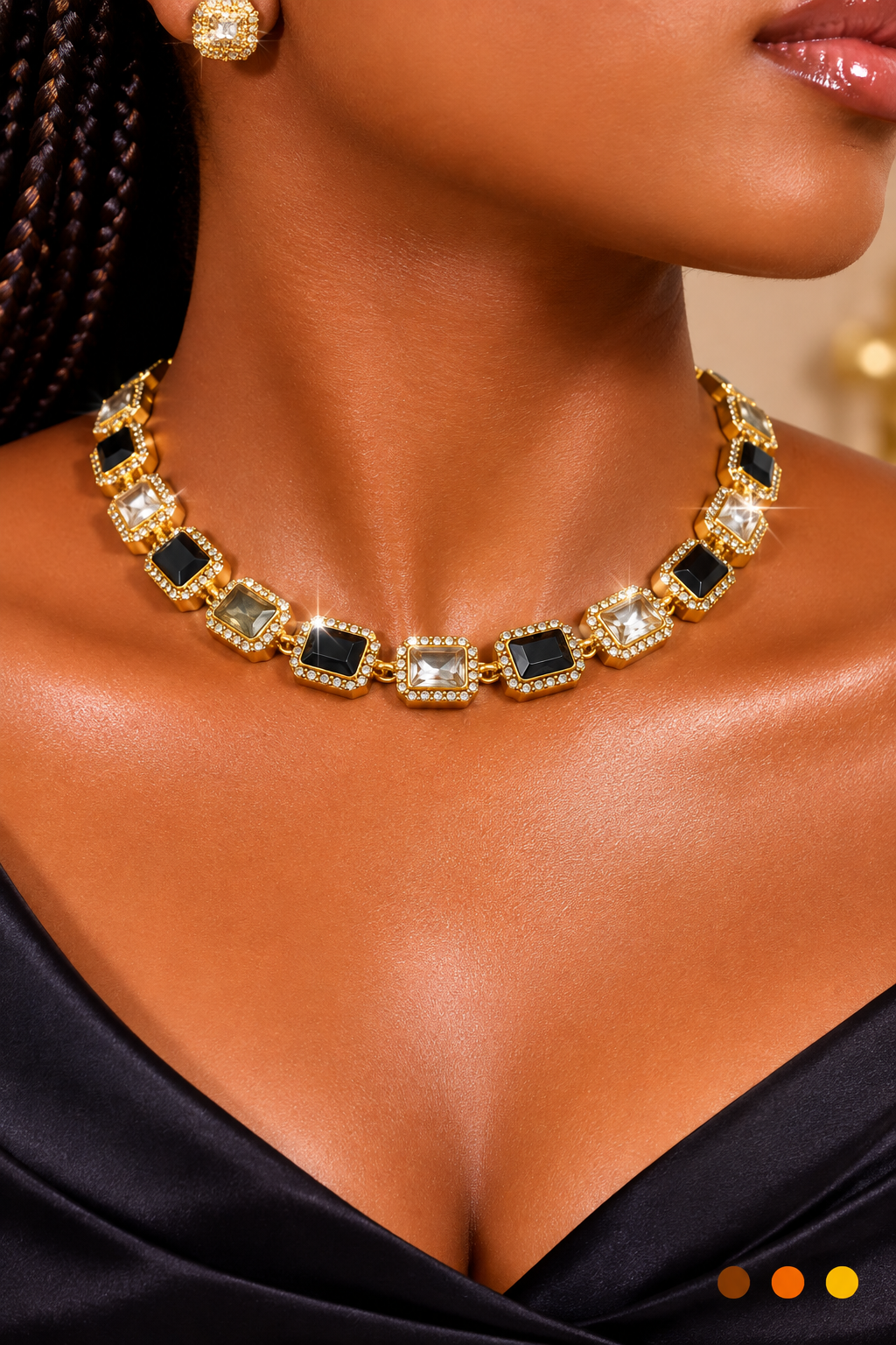 Collier acier inoxydable oupia , sur moderne-bijoux.fr - Bijoux ethniques & Femmes du monde