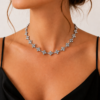 collier acier inoxydable rosalia , sur moderne-bijoux.fr - Bijoux ethniques & Femmes du monde
