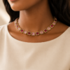 collier acier inoxydable rubissa, sur moderne-bijoux.fr - Bijoux ethniques & Femmes du monde