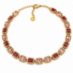 collier acier inoxydable rubissa , sur moderne-bijoux.fr - Bijoux ethniques & Femmes du monde