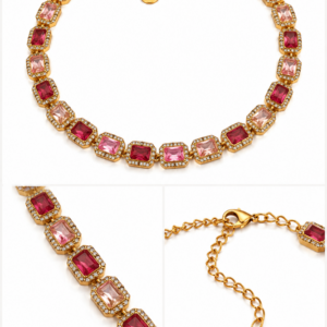 collier acier inoxydable rubissa , sur moderne-bijoux.fr - Bijoux ethniques & Femmes du monde