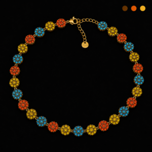 collier acier inoxydable tassana , sur moderne-bijoux.fr - Bijoux ethniques & Femmes du monde