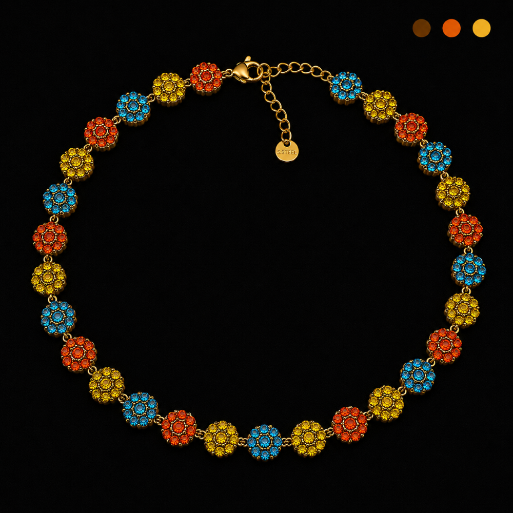collier acier inoxydable tassana , sur moderne-bijoux.fr - Bijoux ethniques & Femmes du monde