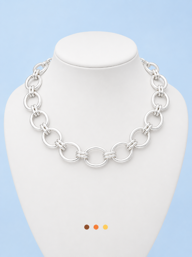 collier blanc kalao , sur moderne-bijoux.fr - Bijoux ethniques & Femmes du monde